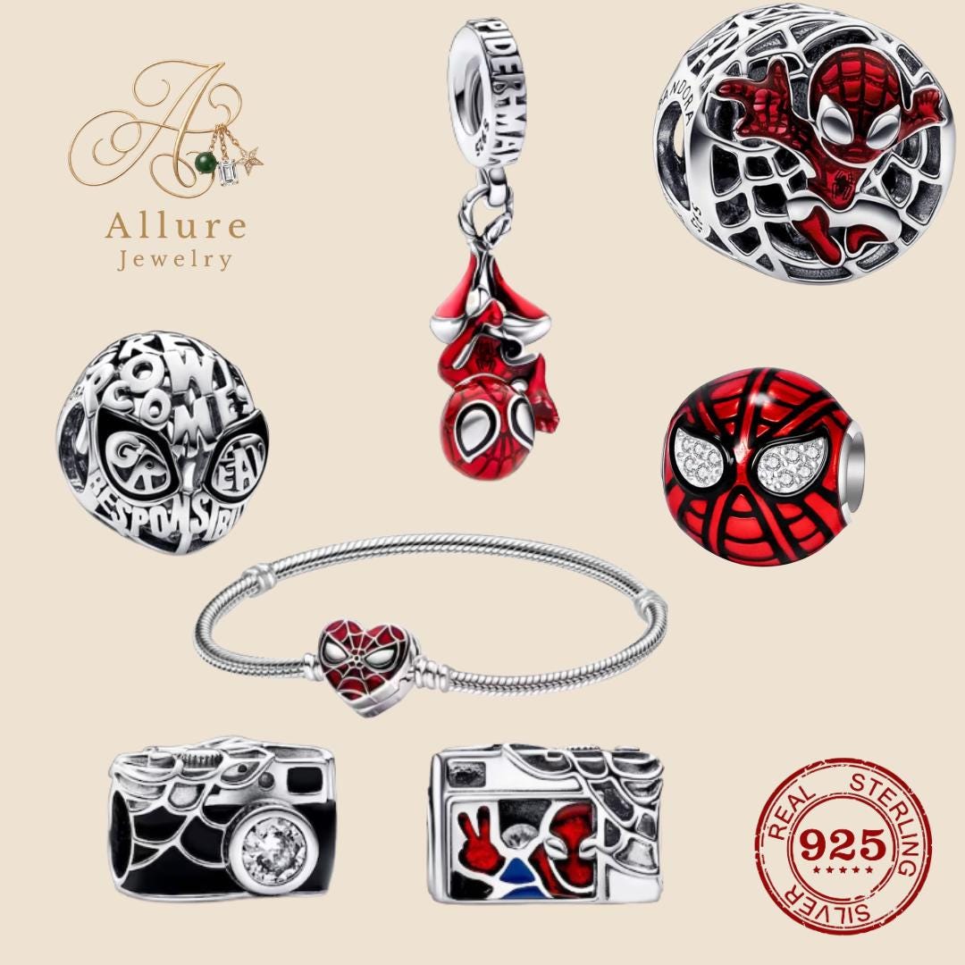 【美品】Pandora パンドラ マーベル スパイダーマン チャーム 925 Pandora spider charm - Etsy 日本