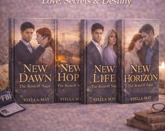 Family Saga Romance Ebook | Generational Drama Fiction | Love and Secrets Novel Series | Women's Fiction Digital Download | Complete Series