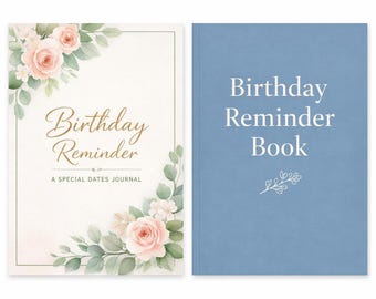 Verjaardagsherinnering: logboek verjaardagen en jubilea