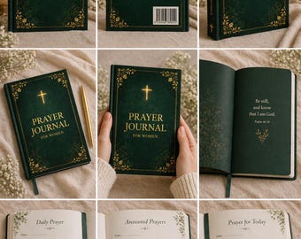 Prayer Journal for Women. A space for faith, reflection, and daily connection