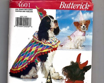 Costumes for Dogs / OriginalButterick Uncut Sewing Pattern 4601