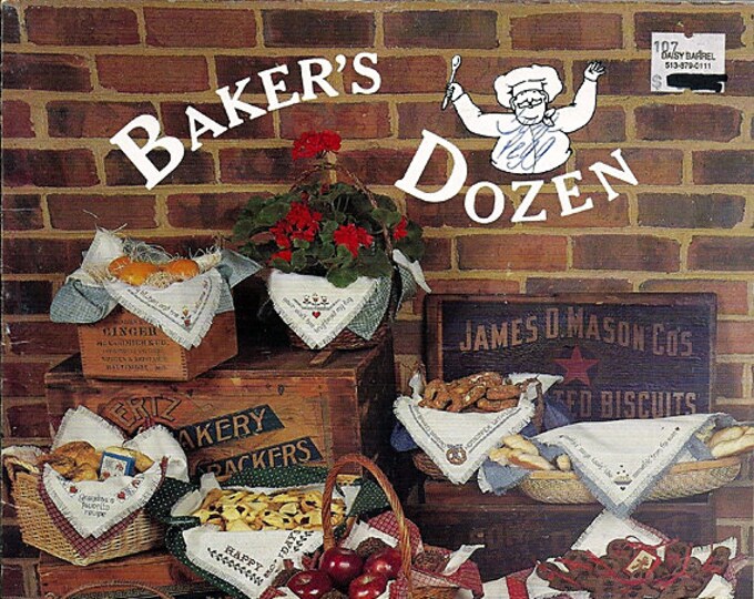 Baker's Doze / Counted Cross Stitch Bread Cloth Pattern Etsy
