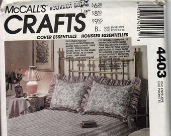 cover Essentials / Original McCall's Crafts Uncut Sewing Pattern 4403