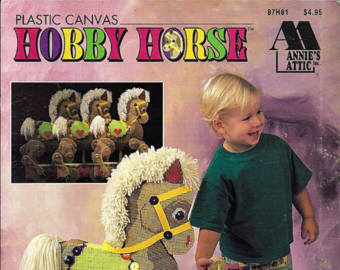 Hobby Horse Plastic Canvas Pattern Annie's Attic 87H81 Etsy