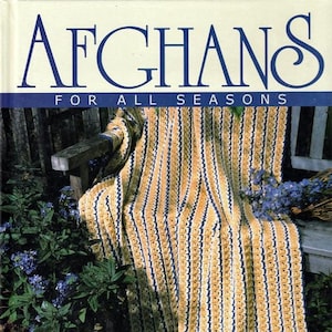 Afghans For All Seasons Book 3 Crochet Pattern Book Leisure Arts