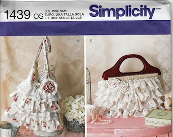 Bags in Four Styles / Original Simplicity Uncut Sewing Pattern 1439