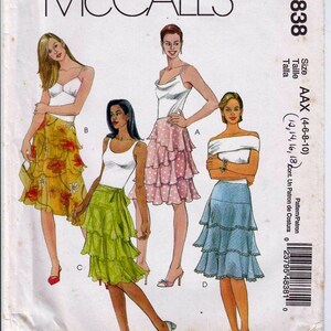 Flared Lined Skirts Misses Size 4-10, 12-18/ Original McCalls uncut Sewing Pattern M4838
