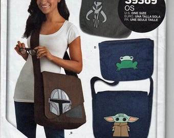 Messenger bags and laptop sleeves Star Wars The Mandalorian / Original Simplicity Learn To Sew Uncut Sewing Pattern S9369