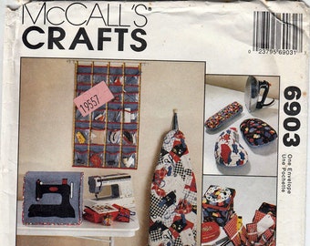Sew Organized Accessories / Original McCall's Home Decorating Uncut Sewing Pattern 6903