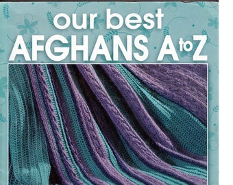 Our Best Afghans A to Z to Crochet Pattern Book Leisure Arts 3920