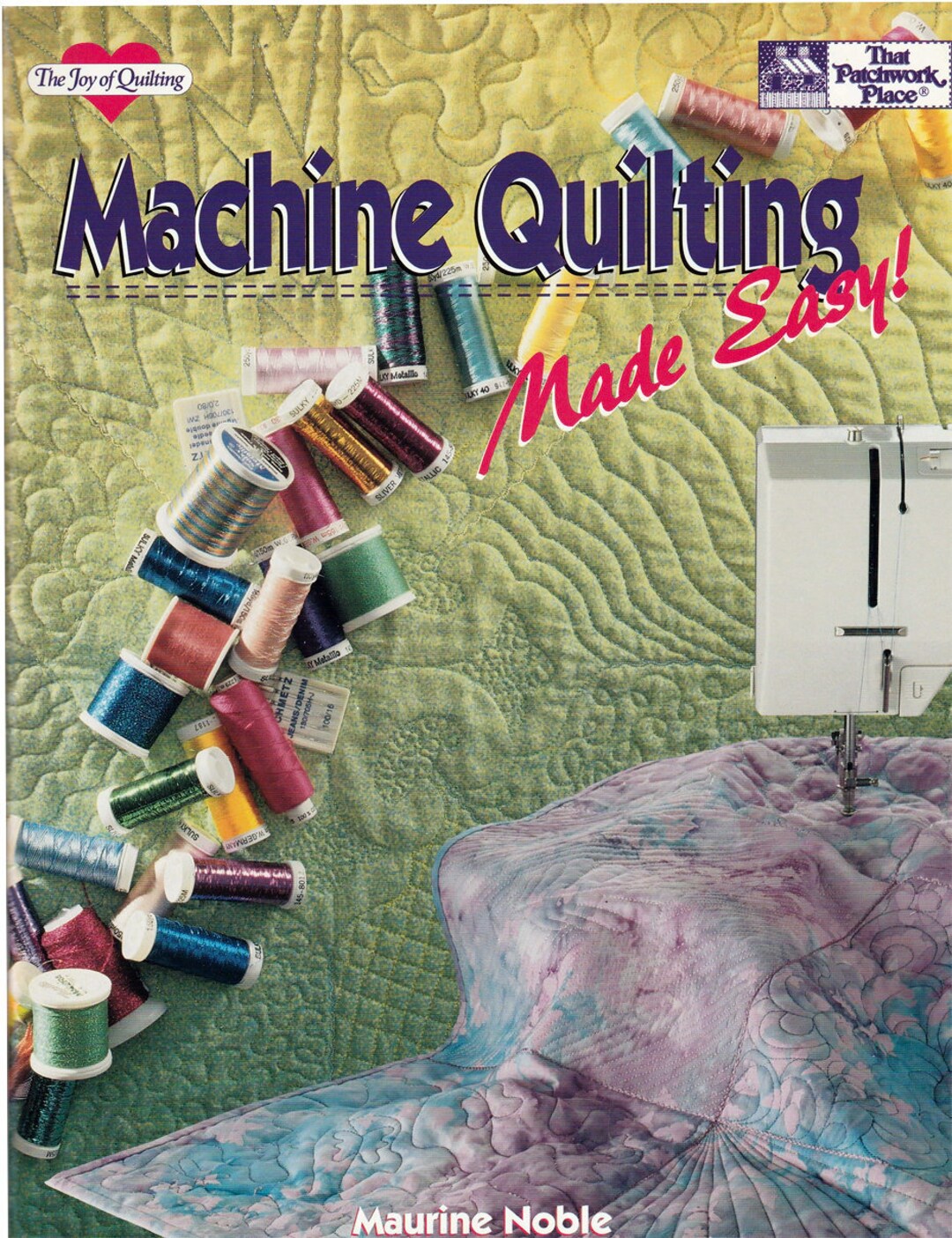 Machine Quilting Made Easy Quilt Pattern Booklet the Patchwork Etsy