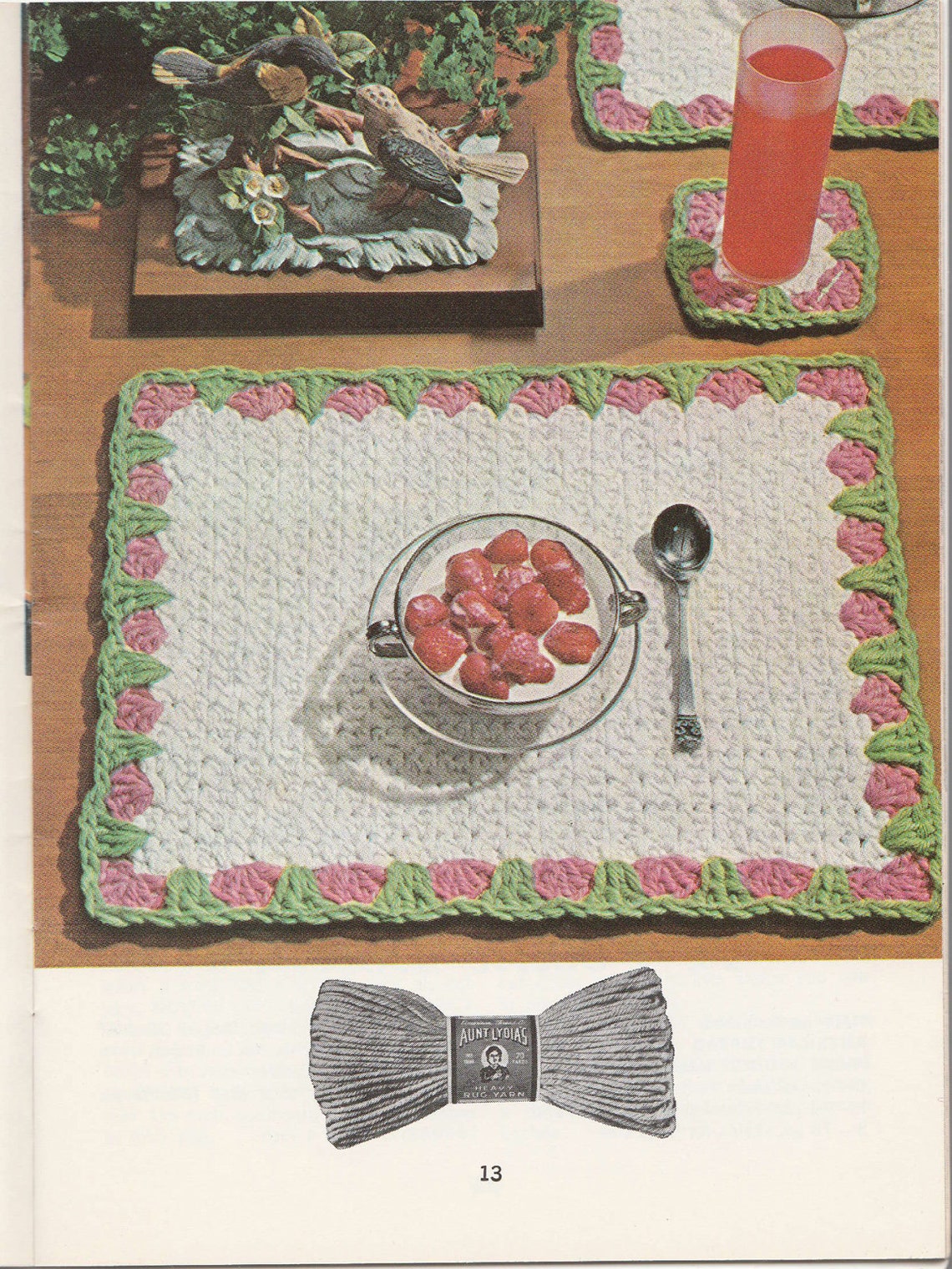 Aunt Lydia's Rug Yarn Collection Knit and Crochet Pattern Etsy