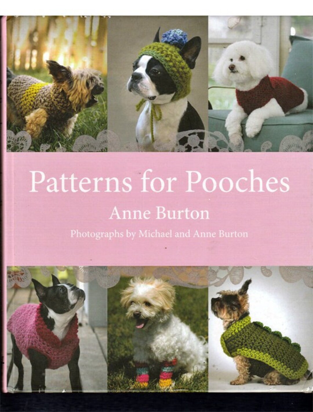 Patterns for Pooches Crochet Pattern Book Designs by Anne Burton Etsy