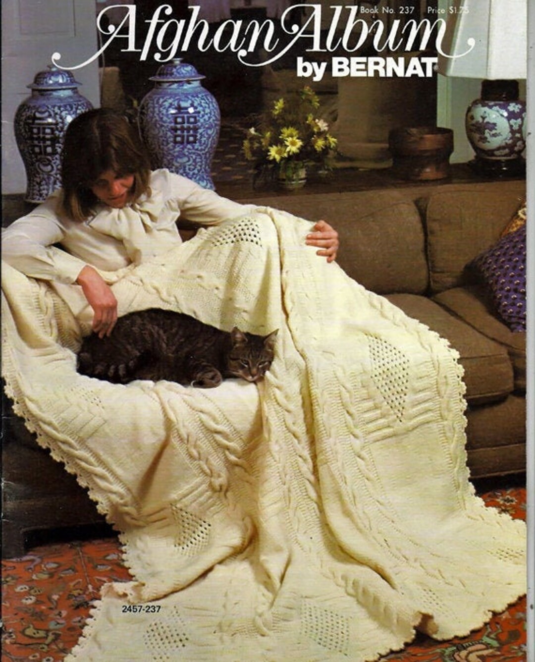 Afghan Album by Bernat Crochet & Knit Pattern Book No. 237 Etsy