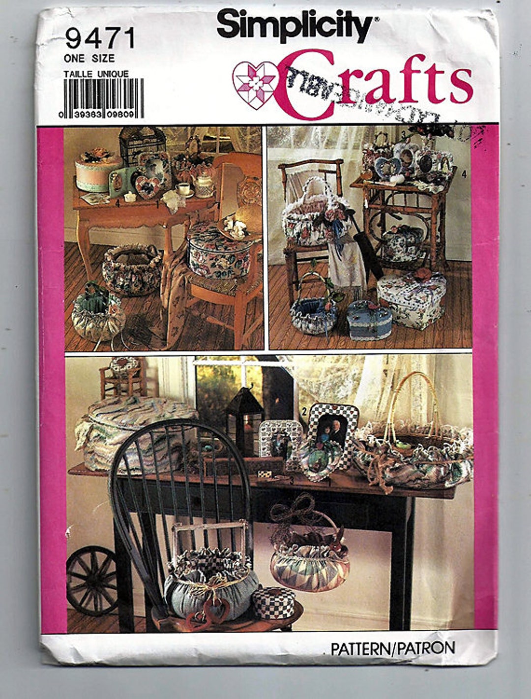 Covered Picture Frames, Baskets and Band Boxes / Original Simplicity ...
