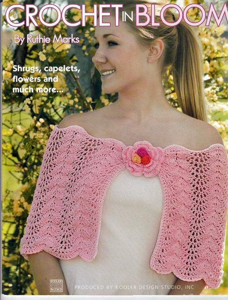 Crochet In Bloom Crochet Patterns Book Leisure Arts 3992