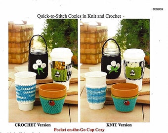 Quick to Stitch Cozies in Knit and Crochet  Skunk Creek Farms Crafts 839959