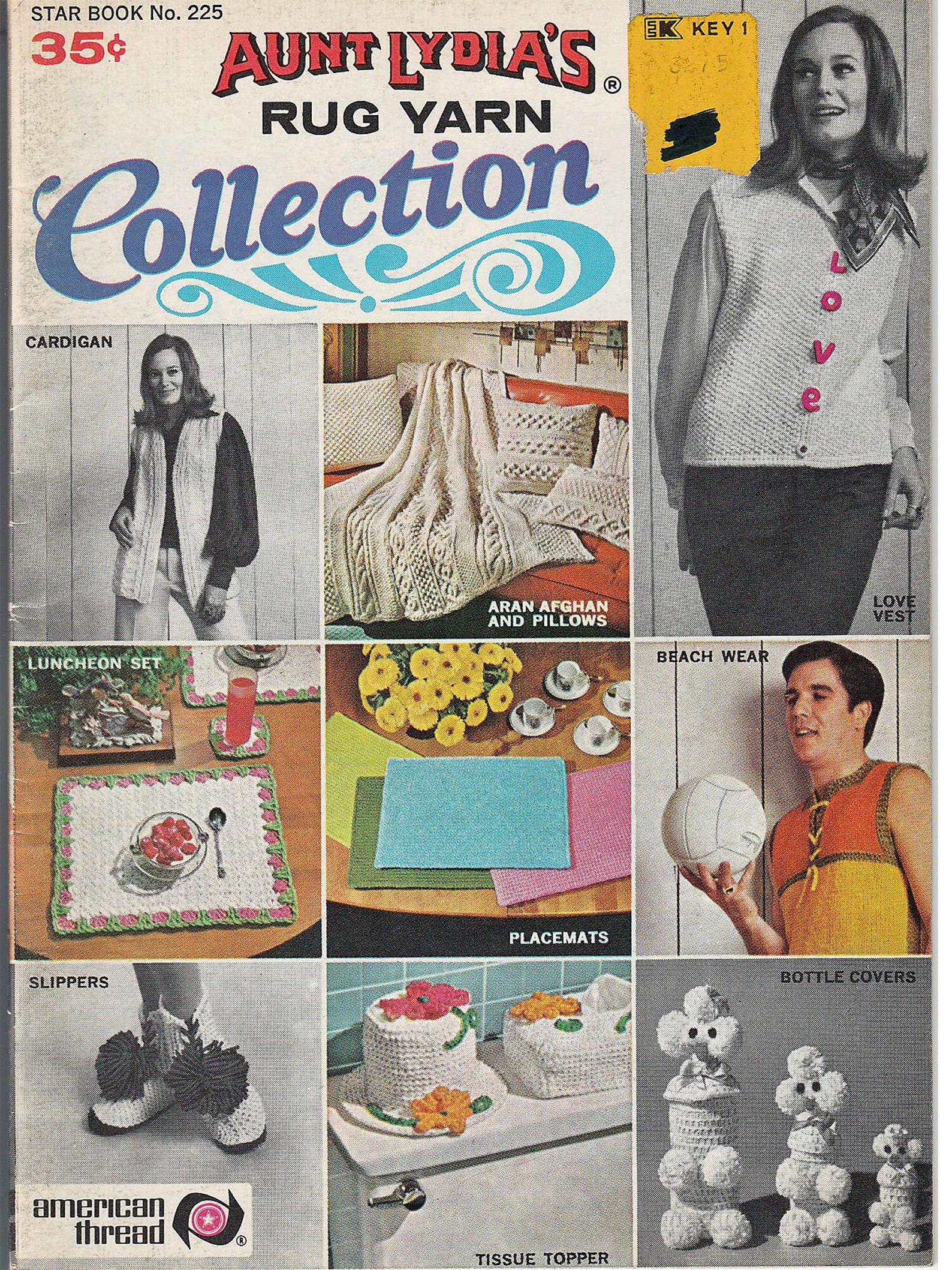 Aunt Lydia's Rug Yarn Collection Knit and Crochet Pattern Etsy