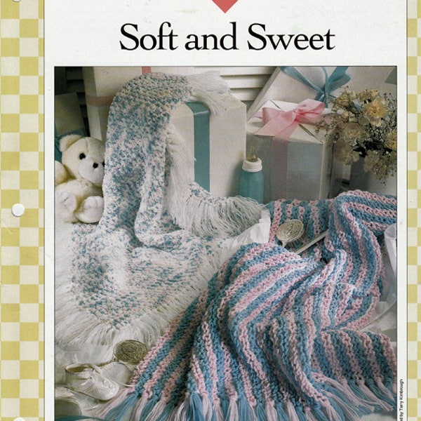 Sort and Sweet Baby Afghans Crochet  Pattern Vanna's Afghan and crochet Favorites