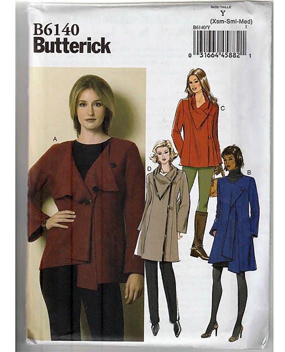 Misses Jacket and Coat / Original Butterick Uncut Sewing | Etsy