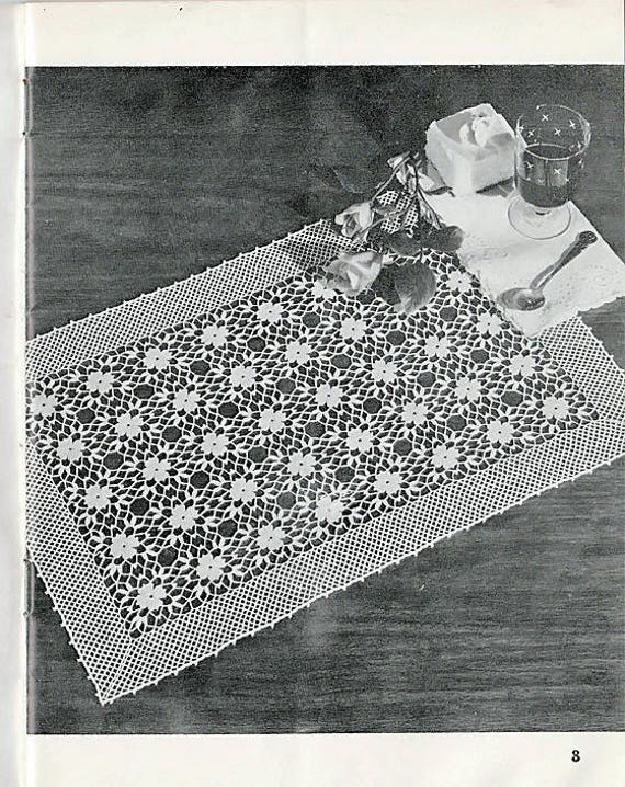 Doilies – A Digital Thread Crochet Pattern Book from 1960 – Lily Design Book  No. 201 – GreyGal's