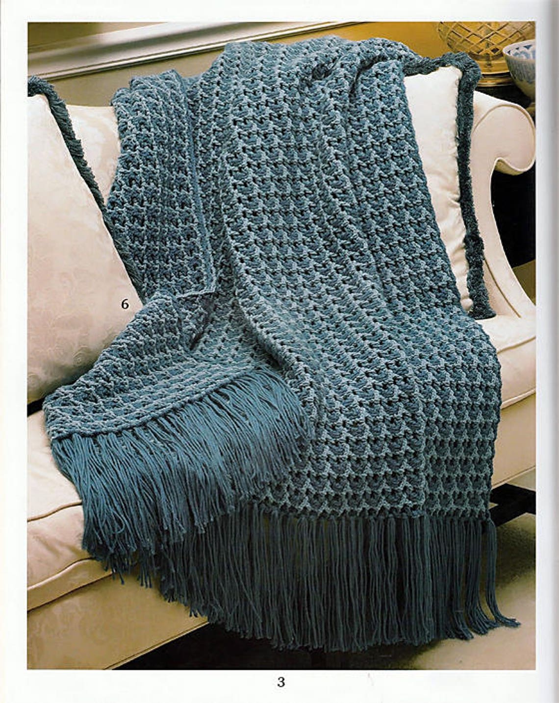 Woven Wonder Afghans Reversible Crochet Afghan Pattern Book Etsy