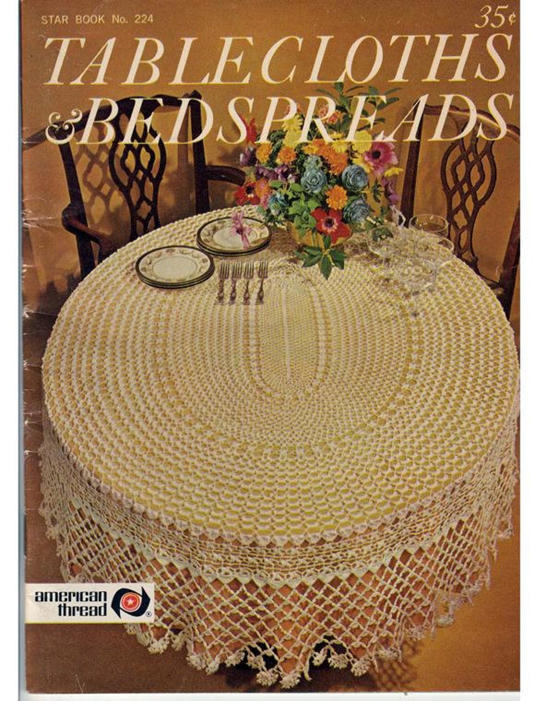 Tablecloths and Bedspreads Crochet Pattern Book Star Book No 224 - Etsy