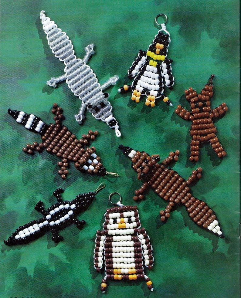 Beadie Babies Suzanne McNeill Design Originals Beading Book Etsy