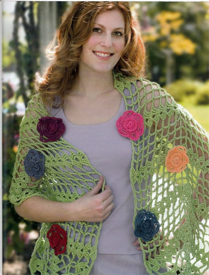 Crochet In Bloom Crochet Patterns Book Leisure Arts 3992