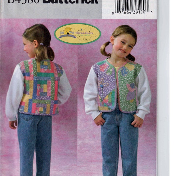 Childrens jacket size2, 3, 4, 5 / Original Butterick  Uncut Sewing Pattern B4380