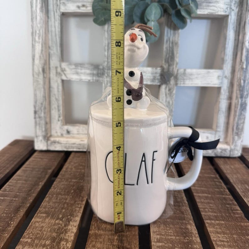 Rae Dunn Artisan Kollektion von Magenta OLAF von FROZEN Deckelbecher Bild 6
