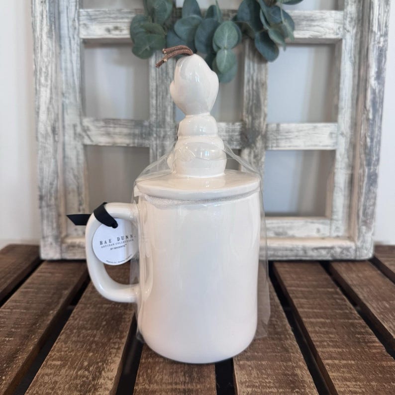 Rae Dunn Artisan Kollektion von Magenta OLAF von FROZEN Deckelbecher Bild 4