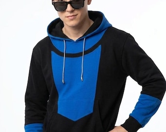 Felpa con cappuccio da supereroe Mark Grayson, ispirata a Invincible, ideale per cosplay. Regalo perfetto per lui.