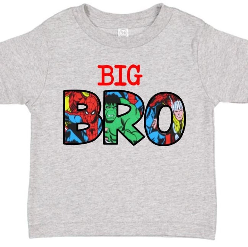 big brother superhero shirt