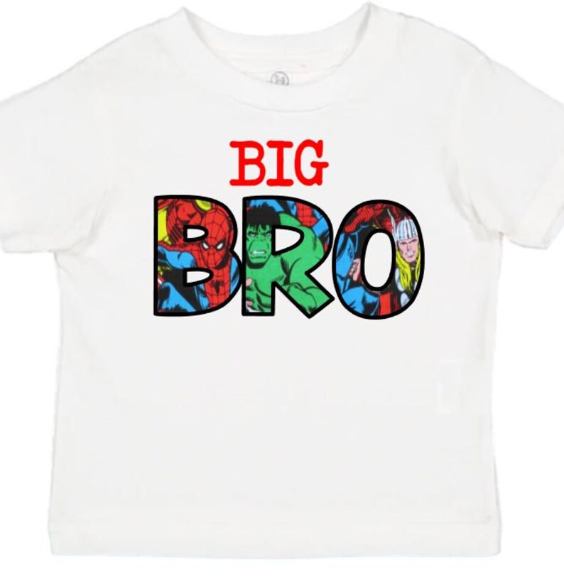 big brother little brother superhero shirts