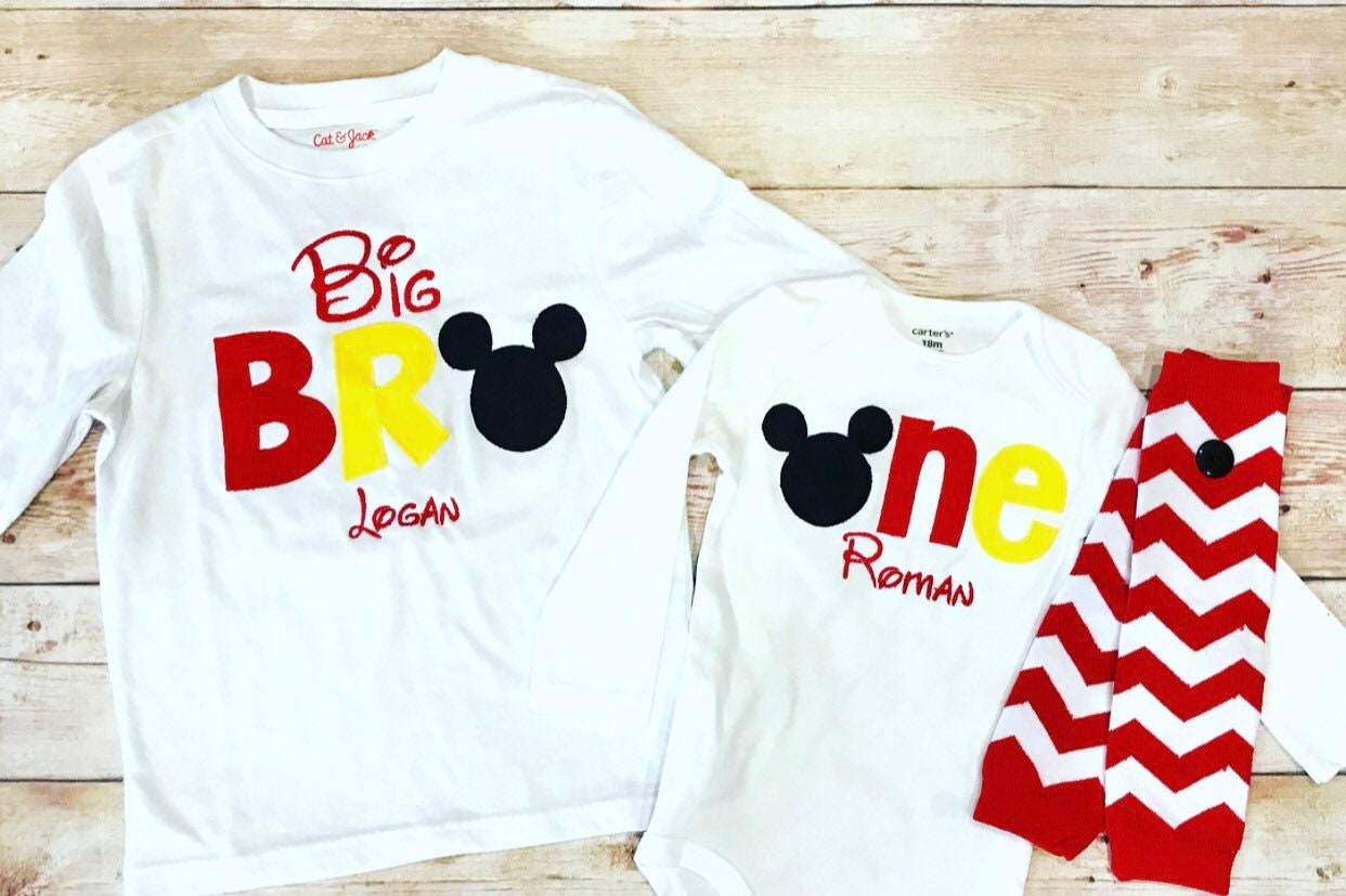 mickey mouse big brother shirt