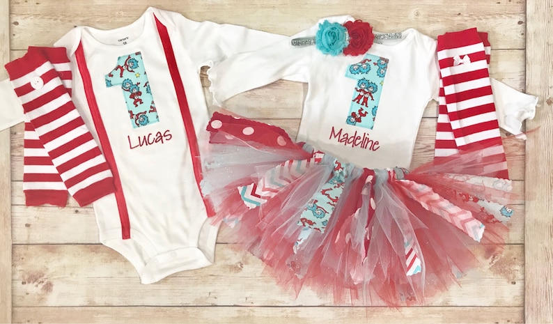 dr seuss 1st birthday outfit