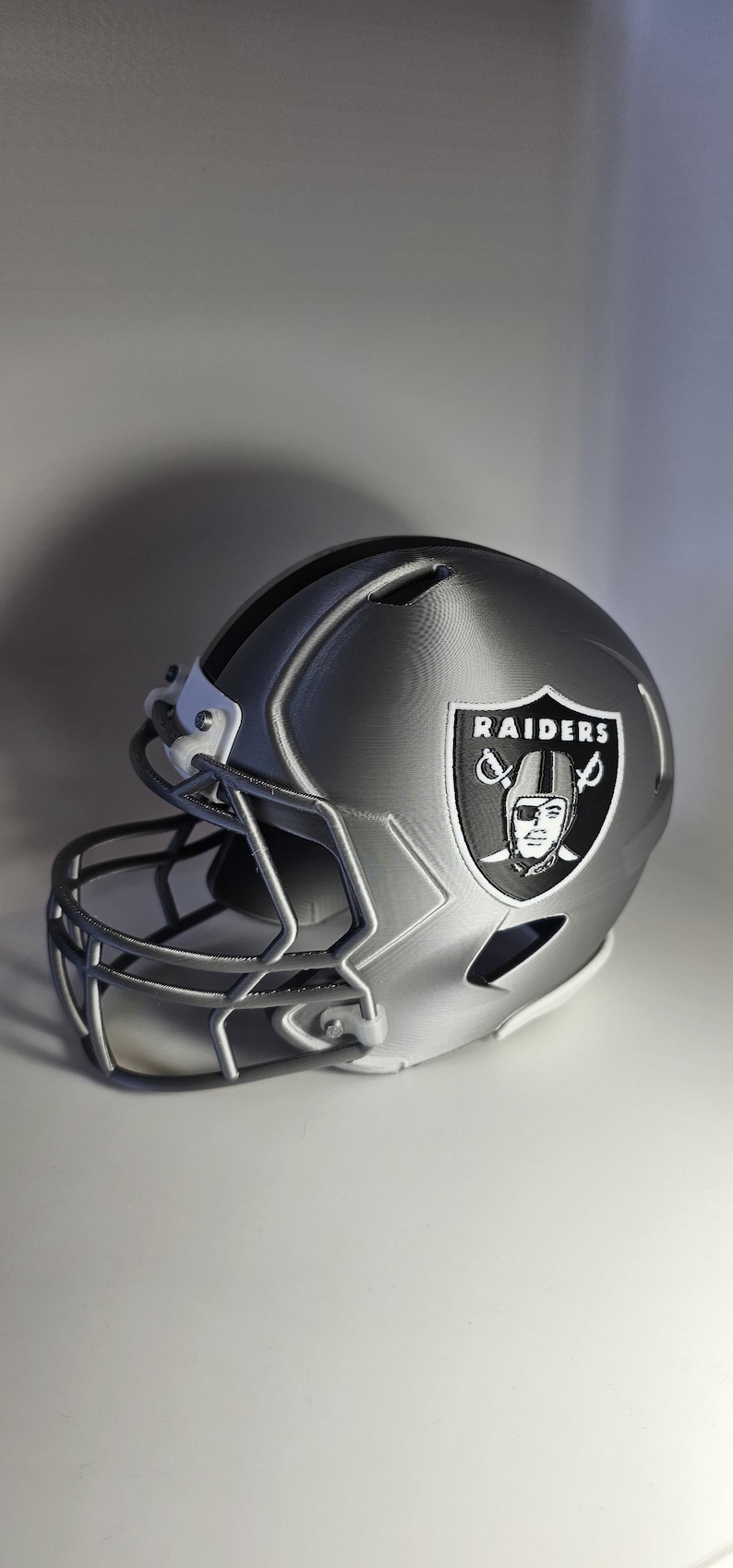 Las Vegas Raiders Helmet-3d Printed-14x9x10 - Etsy