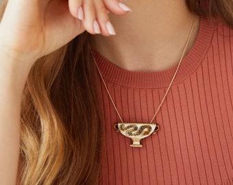 Snake Kylix Necklace