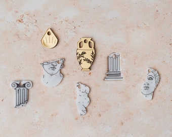 Individual Hoop Earring Mix n' Match Charms - Ancient Greece