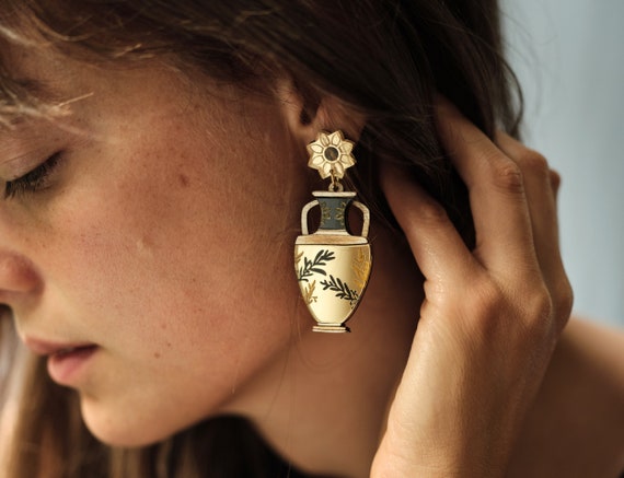 Etsy statement deals earrings