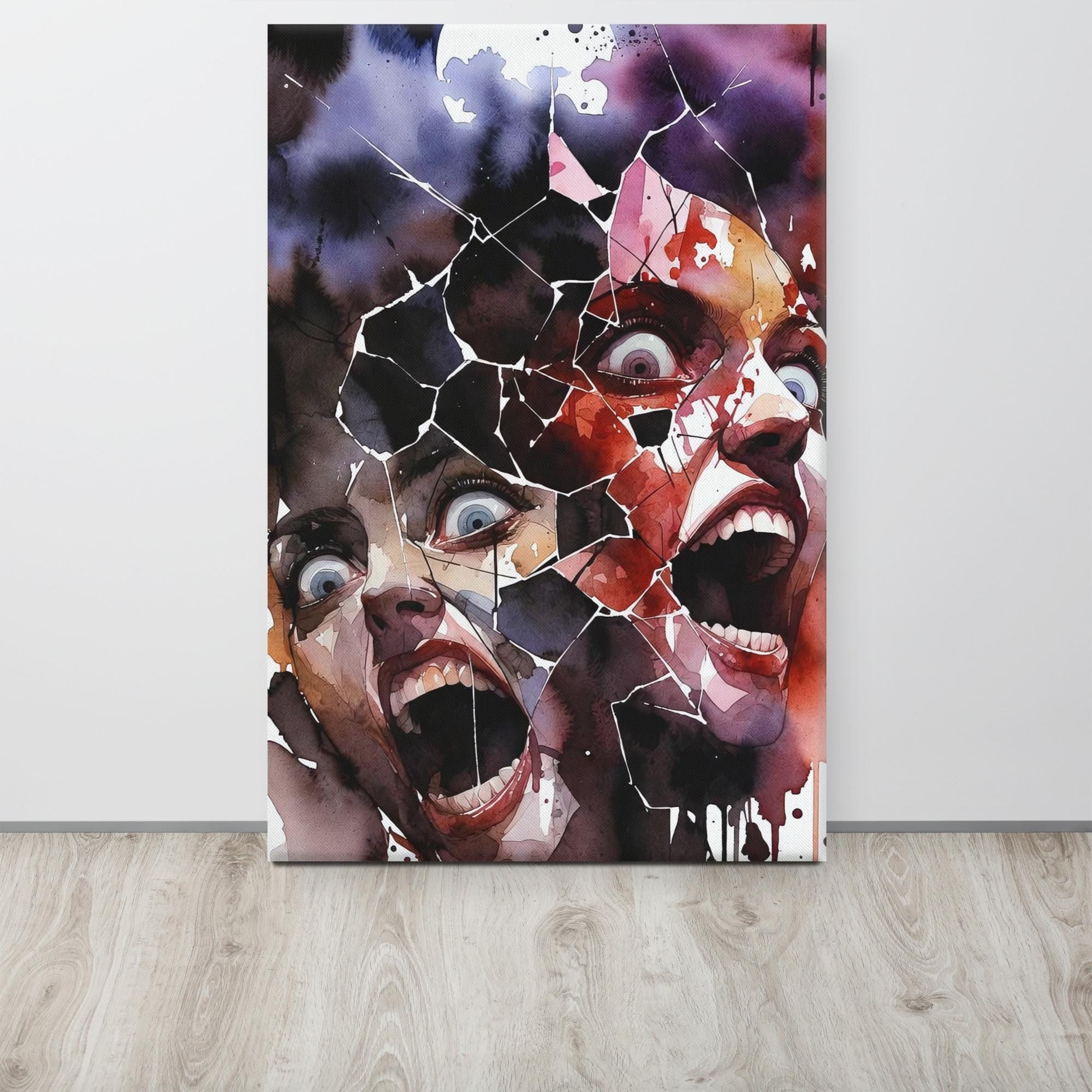 Canvas - Cobweb Fracture – Original Watercolor Art From the Umbral Vein ...