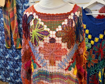 Top de punto único hecho a mano