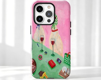 Duck Phone Case, Candlelight Dinner Animal Cover fit for iPhone 17 16 15 14 13 12 11 Pro Max, Samsung Galaxy S26 S24 S23, Tough Phone case