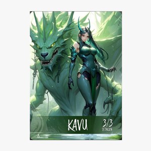 cards that add mana mtg Magic The Gathering - Mystery - Flametongue Kavu main image 1