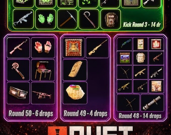 Rust Twitch Drops e Kick Drops in tutti i round / Pacchetto skin oggetti di gioco Rust