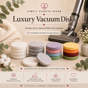 Luxury Vacuum Discs | Handmade Hoover Scent Discs, Devon Fragrance