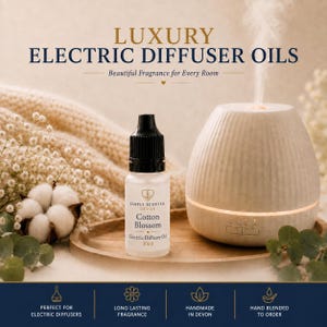 10ml Electric Home Diffuser Oil, Hand-Blended Fragrance Oil Refill, Handmade in Devon