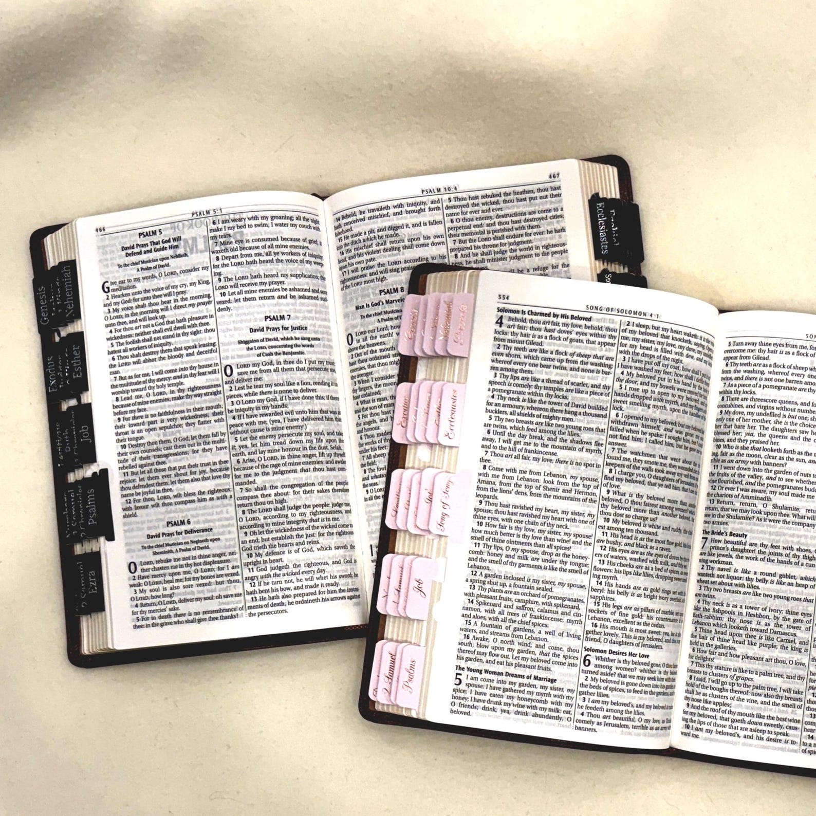 Personalized KJV Bible With Tabs, Custom Name Engraved, Standard Print ...