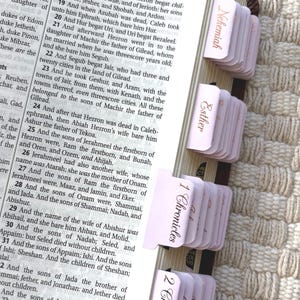 Personalized KJV Bible With Tabs, Custom Name Engraved, Standard Print ...